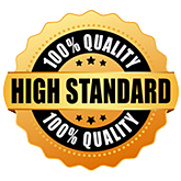 high quality standards badge